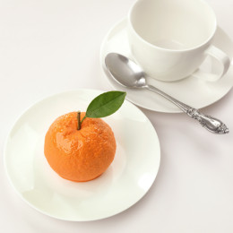 Orange mini cake silicone mould handmade