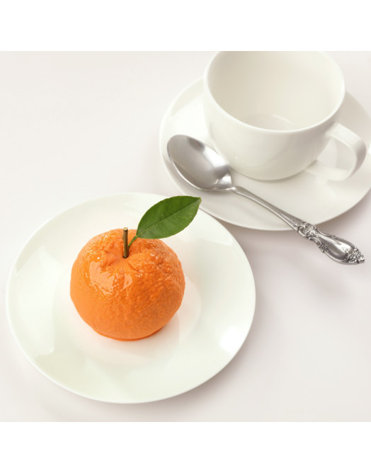 Orange mini cake silicone mould handmade