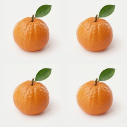 Orange mini cake silicone mould handmade, Set of 4