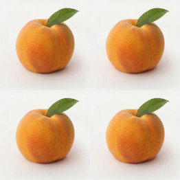 Peach mini cake silicone mould handmade, Set of 4