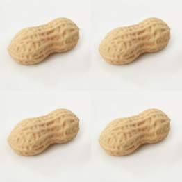 Peanut mini cake silicone mould handmade, Set of 4