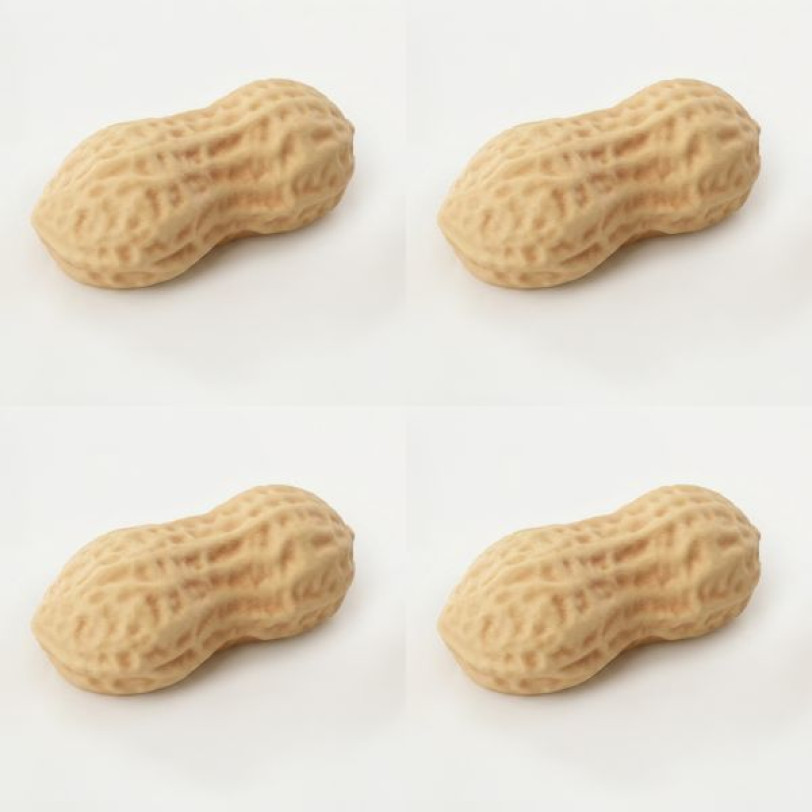 Peanut mini cake silicone mould handmade, Set of 4 Peanut mini cake silicone mould handmade, Set of 4