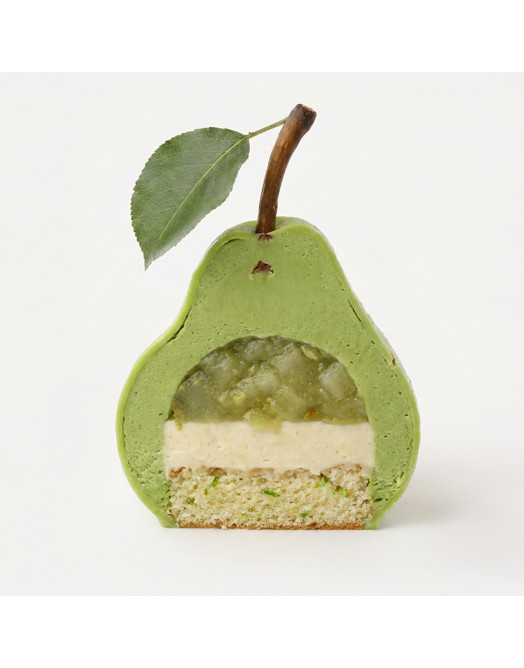 Pear mini cake silicone mould handmade