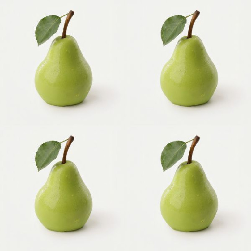 Pear mini cake silicone mould handmade, Set of 4 Pear mini cake silicone mould handmade, Set of 4