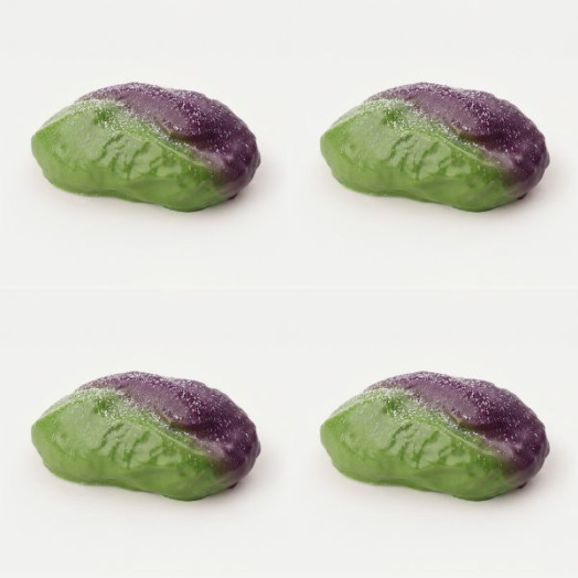 Pistacho mini cake molde de silicona hecho a mano, set de 4