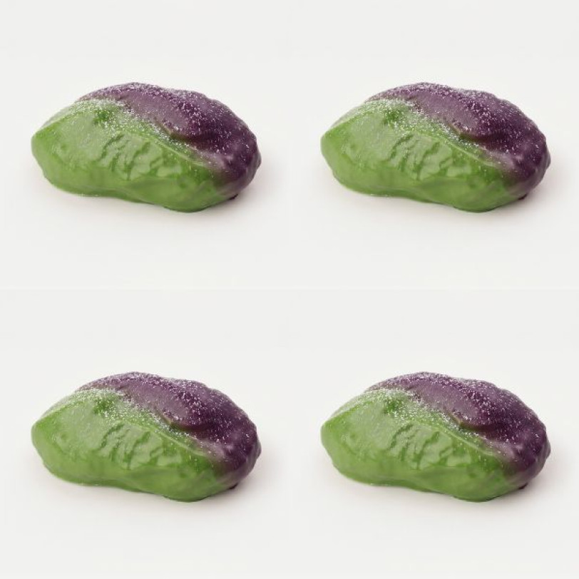 Pistachio mini cake silicone mould handmade, Set of 4
