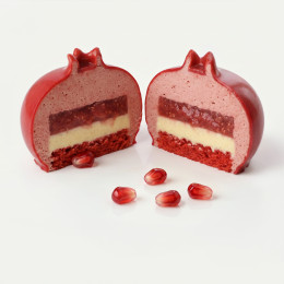 Pomegranate mini cake silicone mould handmade