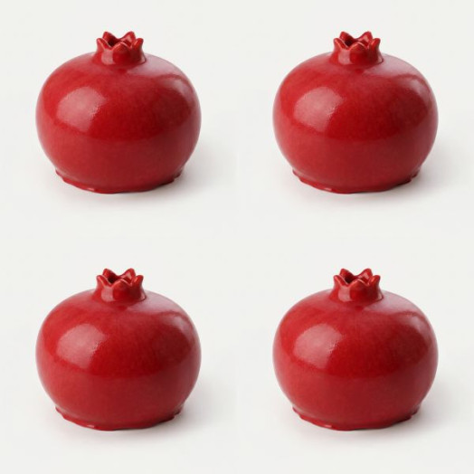 Granada mini cake molde de silicona hecho a mano, set de 4