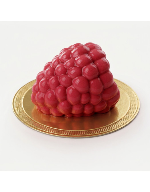 Raspberry mini cake silicone mould handmade