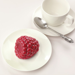 Moule Framboise mini cake en silicone réalise à la main