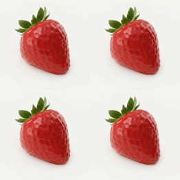 Strawberry Mini Cake Handmade Silicone Mould, Set of 4
