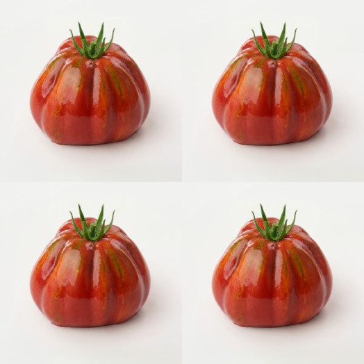 Tomate mini cake molde de silicona hecho a mano, set de 4