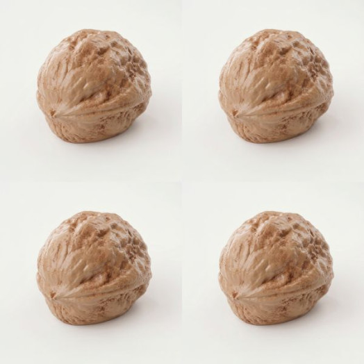 Сáscara de nuez clásica mini cake molde de silicona hecho a mano, set de 4