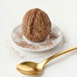 Сáscara de nuez mini cake molde de silicona hecho a mano
