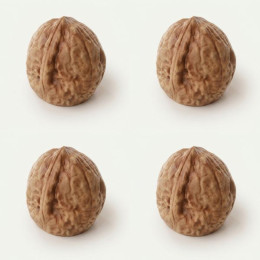 Walnut shell mini cake silicone mould handmade, Set of 4