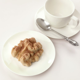 Walnut mini cake silicone mould handmade