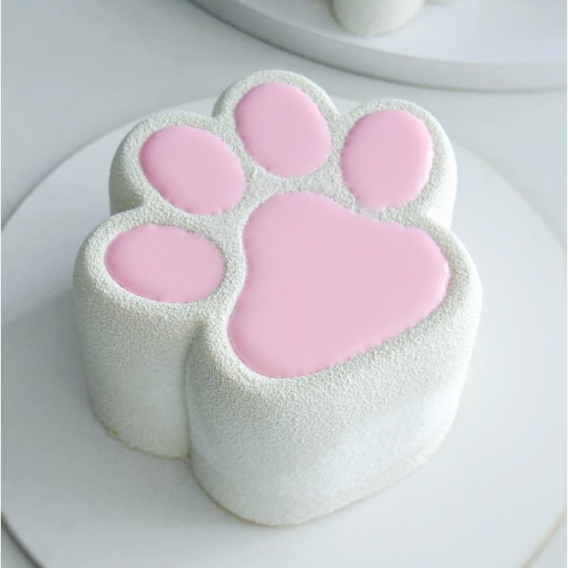 Glossy Paws Bento molde de silicona para tartas hecho a mano