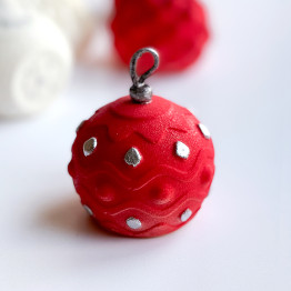 Baubles ball cake silicone mould handmade