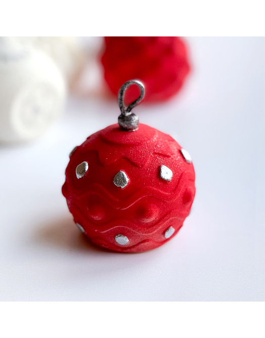 Baubles ball cake silicone mould handmade