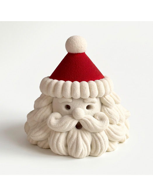 Happy Santa Bento cake silicone mould handmade