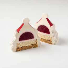 Happy Santa Bento cake silicone mould handmade