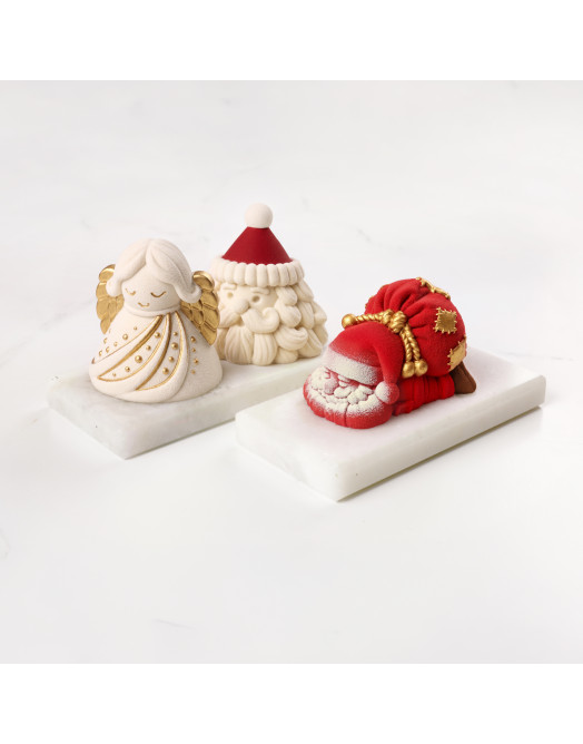 Happy Santa Mini cake silicone mould handmade