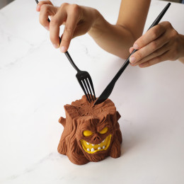 Haunted Stump Mini cake silicone mould handmade Haunted Stump Mini cake silicone mould handmade