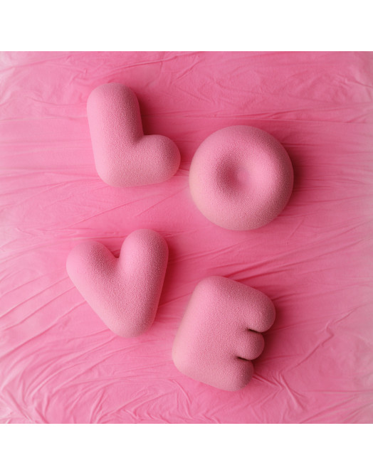 LOVE mini cakes silicone mould handmade