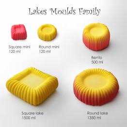 Lake Bento cake silicone mould handmade