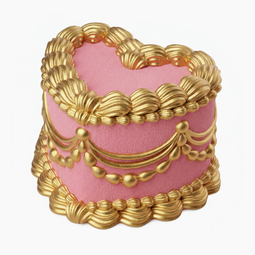 Lambeth Heart Bento cake molde de silicona para tartas hecho a mano