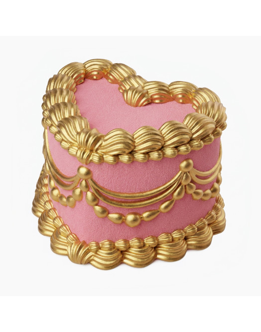 Lambeth Heart Bento Cake silicone mould handmade