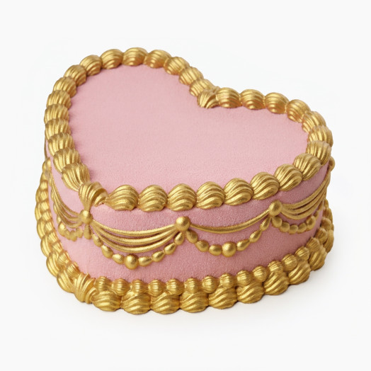 Lambeth Heart cake molde de silicona para tartas hecho a mano