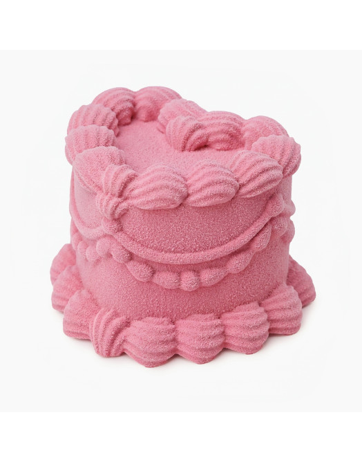 Lambeth Heart Mini Cake silicone mould handmade