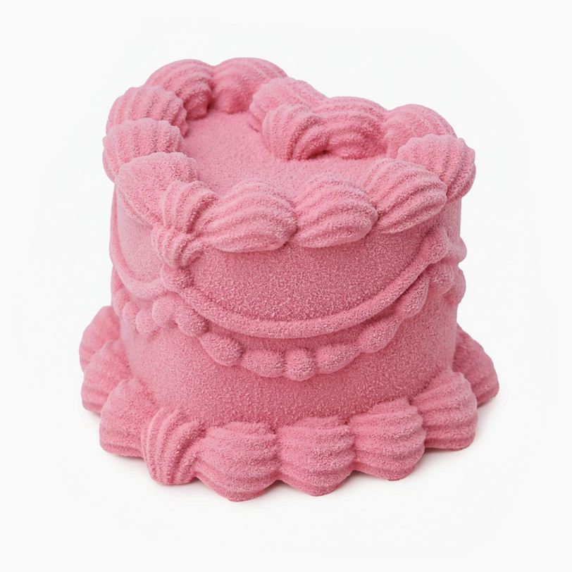 Lambeth Heart Mini Cake silicone mould handmade