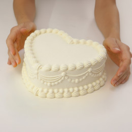 Lambeth Heart Cake silicone mould handmade