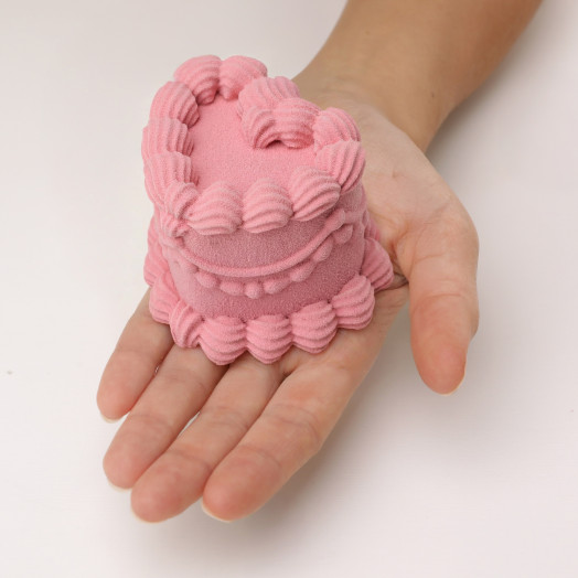 Lambeth Heart Mini cake molde de silicona para tartas hecho a mano