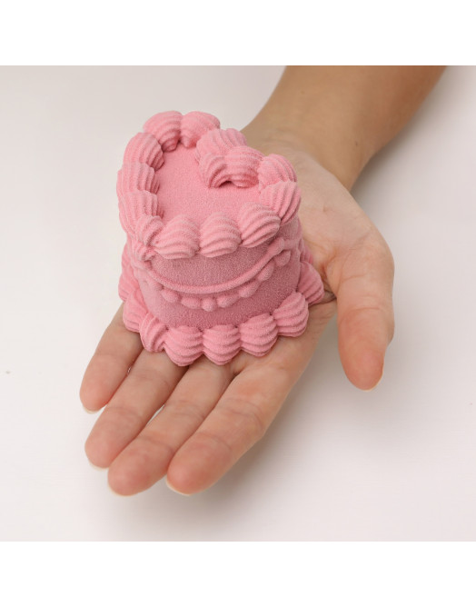 Lambeth Heart Mini Cake silicone mould handmade