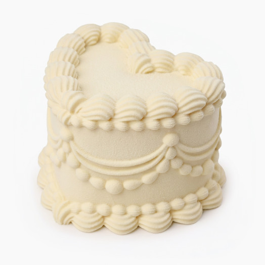 Lambeth Heart cake molde de silicona para tartas hecho a mano 1000 ml