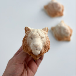 Lion molde de silicona hecho a mano