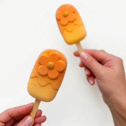 Bloom Wave Lollipop cake silicone mould handmade