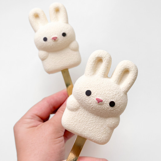 Bunny Lollipop cake Molde de silicona hecho a mano