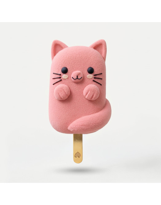 Cat Lollipop cake silicone mould handmade