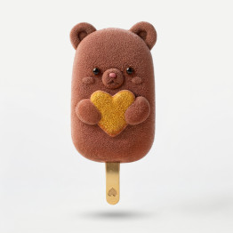Teddy Heart Lollipop cake Moule en silicone fait main