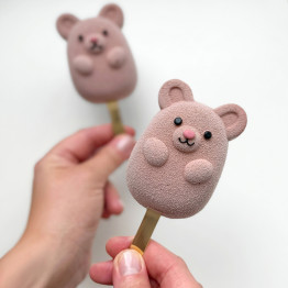 Teddy Lollipop cake Moule en silicone fait main