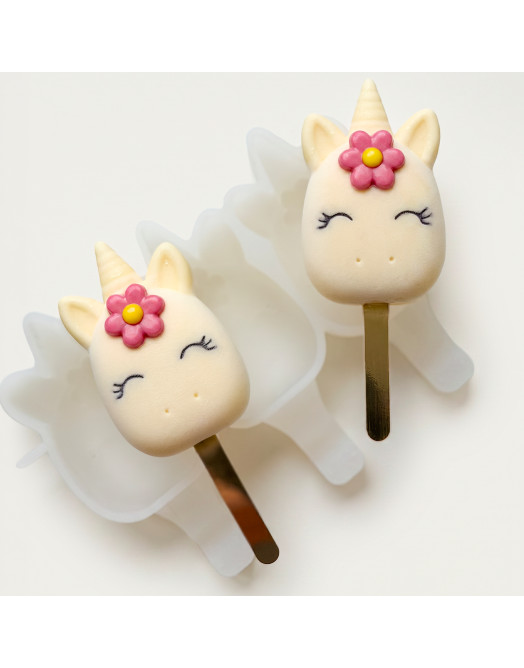 Unicorn Lollipop cake silicone mould handmade