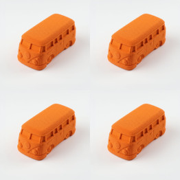 Magic Bus Mini cake silicone mould handmade, Set of 4