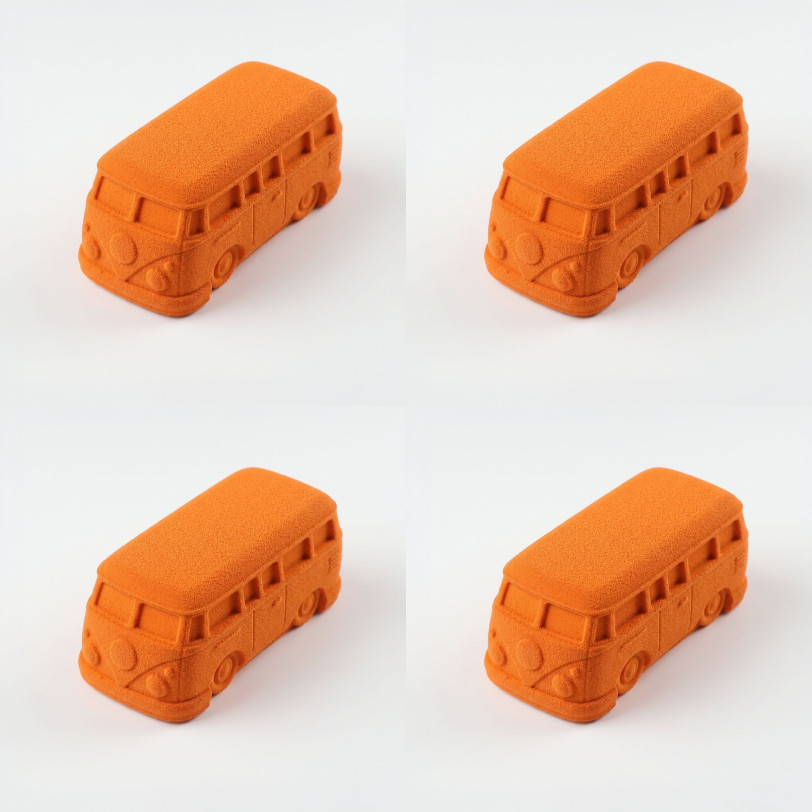 Magic Bus Mini cake silicone mould handmade, Set of 4