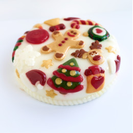 Christmasland торт силиконовая форма ручной работы
