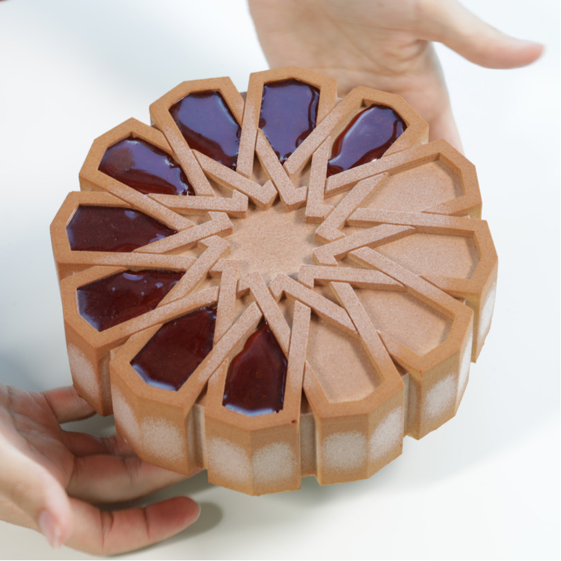 Oriental molde de silicona para tartas hecho a mano