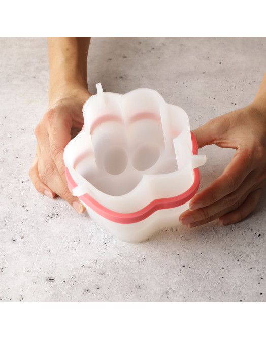 Moule Puffy Paws Bento en silicone réalise à la main